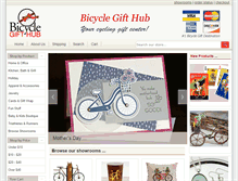 Tablet Screenshot of bicyclegifthub.com